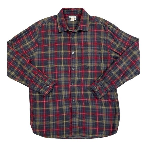 Other - Carbon 2 Cobalt Shirt Medium‎ Tall Multi Color Plaid Button Down Long Sleeve
